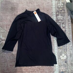 NWT Black Jude Connally Talulla Blouse